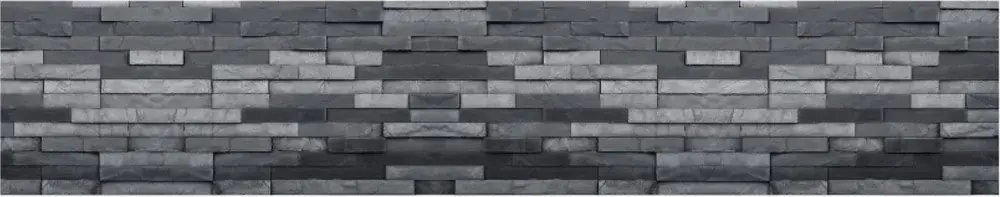Kuchyňský panel ABS plast Brick grey black 3000x600mm 1,5mm Nejlepší Cena