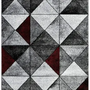 Ayyildiz Hali kusový koberec Alora A1045 80x150cm červená Značkový