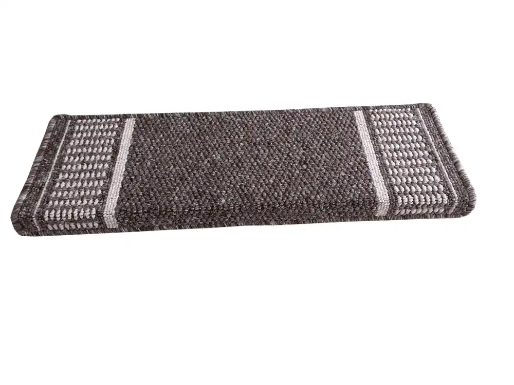 Autentický Nášlap na schody Promenade obdelník 25x80cm hnědý