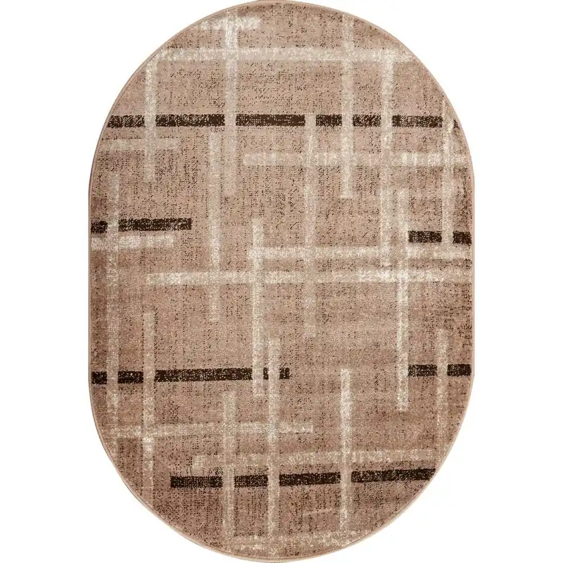 Akční Nabídka Kusový koberec Rave ovál 24009-133 80x150cm hnědý
