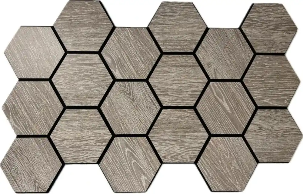 Akustický panel Hexagon SLAN-604 872x579x10mm šedý Nová Kolekce