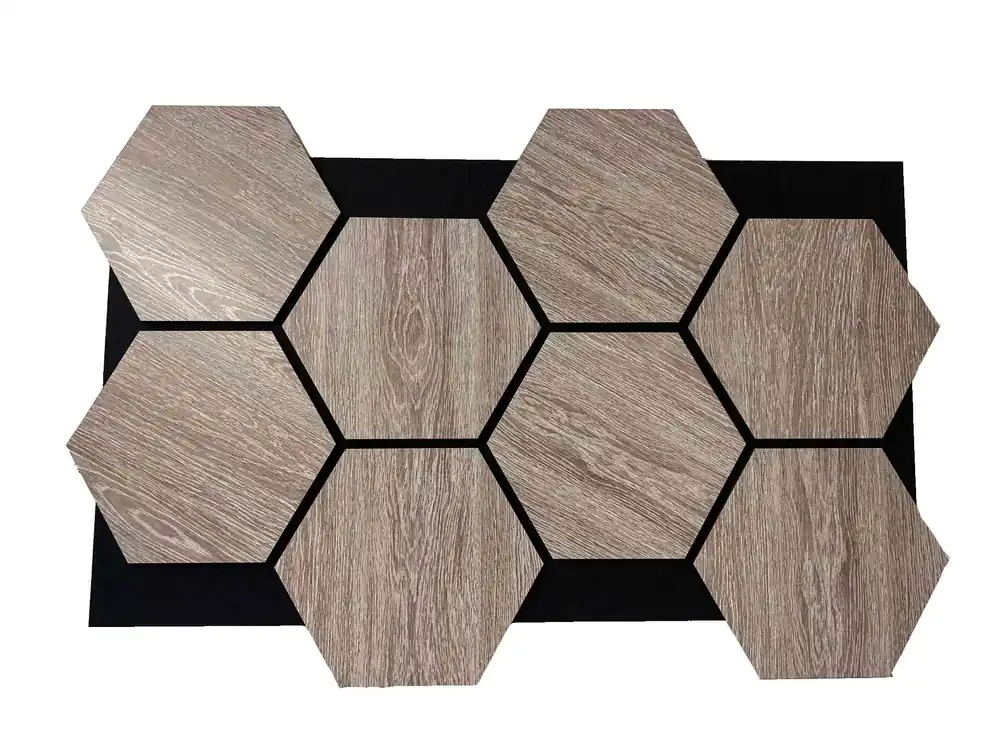 Akustický panel Hexagon LAN-604 872x579x10mm šedý Výprodej