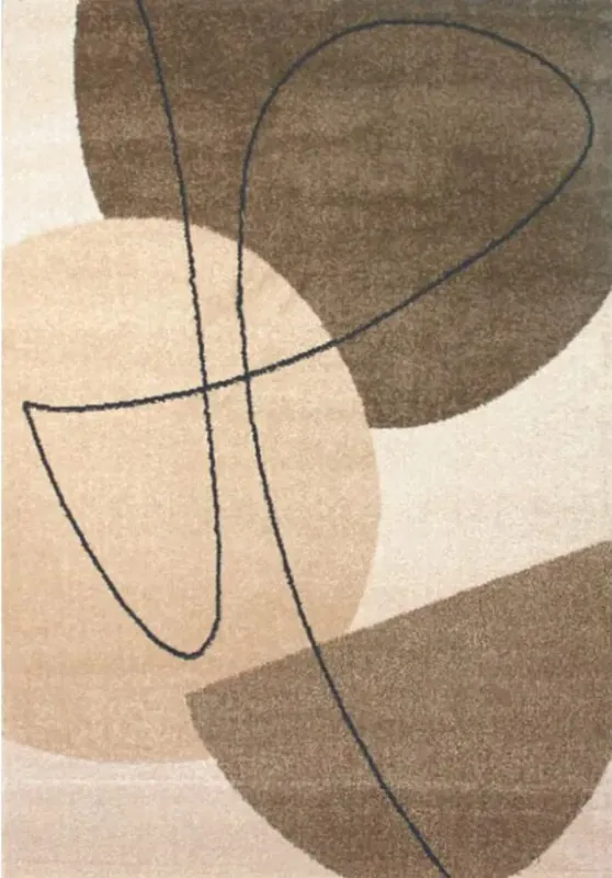 Kusový koberec Achat 550 80x150cm Dark Beige - beige Nejlepší Cena