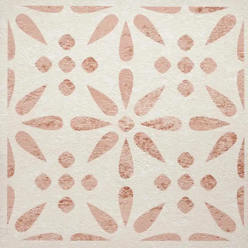 Vinylový samolepící čtverec Vintage Flowers 30,5x30,5cm Časově Omezené