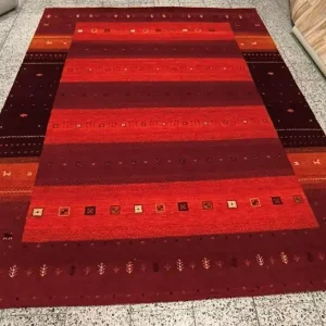 Horká Nabídka Ručně tkaný vlněný koberec Traditionell Salo 240x340cm – severský vzor 100% střižní vlna
